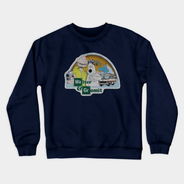 Don't Forget the Methylamine, Gromit! Crewneck Sweatshirt by toruandmidori